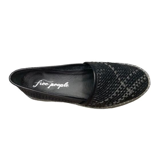 Free People Women's Santorini Slip-On Sneaker Black Combo Shoes Size 8 US 38 EUR - Picture 5 of 7